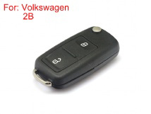 Remote Key Shell 2 Buttons with Waterproof HU66 for Volkswagen T